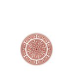 Ginori1735 Scarlet Labyrinth Bread Plate