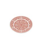 Ginori1735 Scarlet Labyrinth Bread Plate