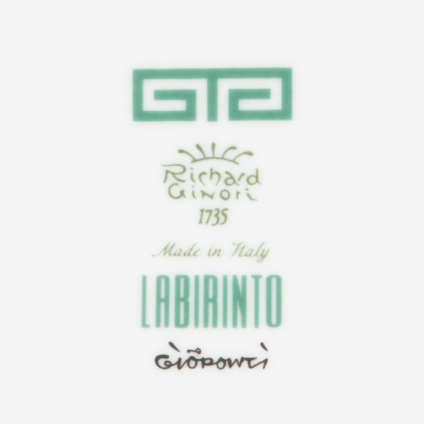 Ginori1735 Emerald Labyrinth Bread Plate