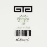 Ginori1735 Black Labyrinth Round Tray