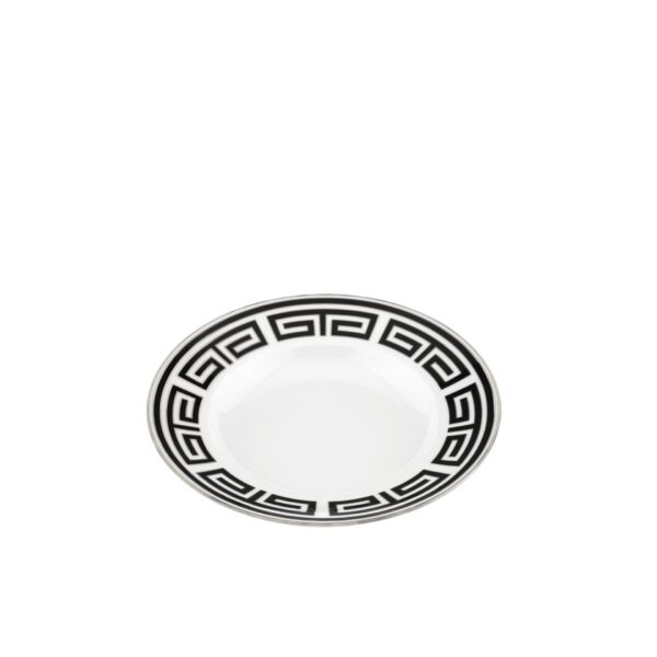 Deep Plate Labirinto Ginori1735 Black