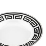 Deep Plate Labirinto Ginori1735 Black