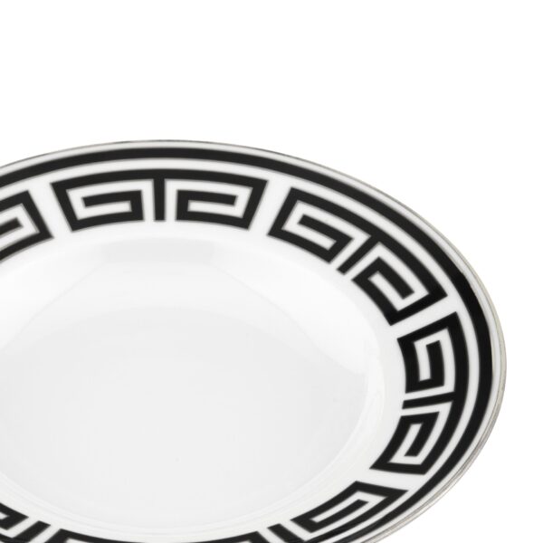 Deep Plate Labirinto Ginori1735 Black
