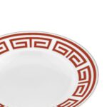 Deep Plate Labirinto Ginori1735 Scarlatto