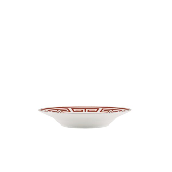 Deep Plate Labirinto Ginori1735 Scarlatto