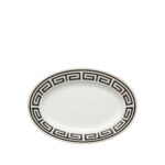 Large Oval Tray Labirinto Ginori1735 Black