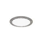 Oval Tray Labirinto Ginori1735 Black