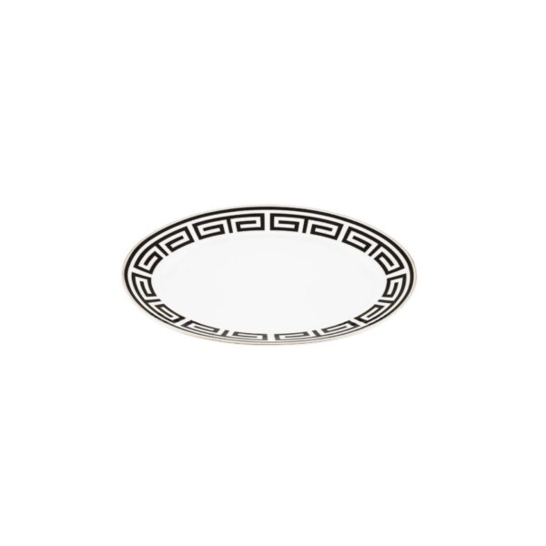 Oval Tray Labirinto Ginori1735 Black