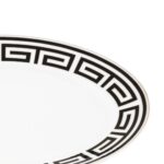 Oval Tray Labirinto Ginori1735 Black