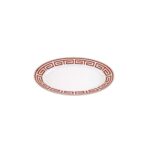 Large Oval Tray Labirinto Ginori1735 Scarlatto