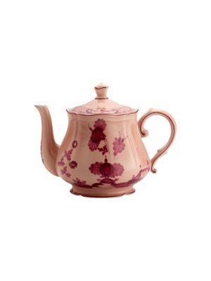 Teapot with lid for 6 Vermiglio Oriente Italiano