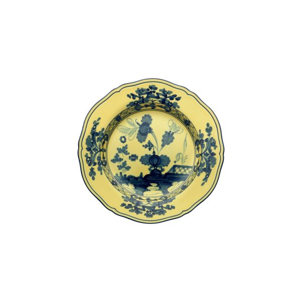 Flat dessert plate Citrino Oriente Italiano