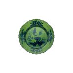 Malachite Oriente Italiano flat dessert plate