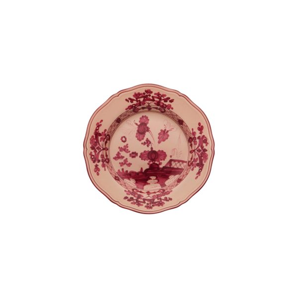 Flat dessert plate Vermiglio Oriente Italiano
