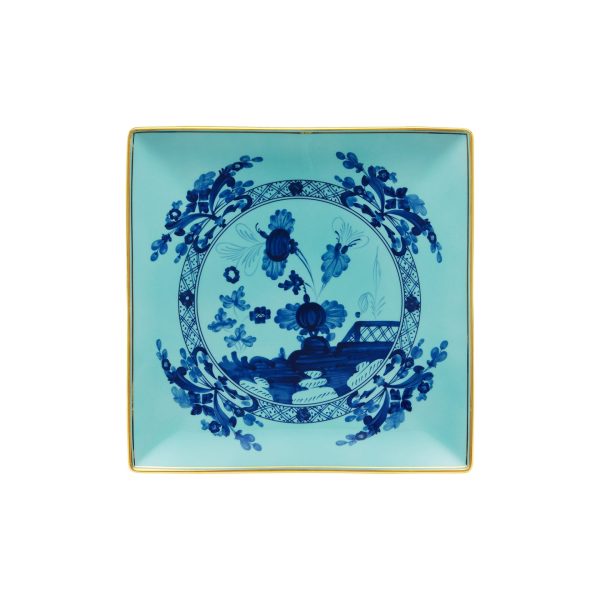 Square iris coin tray, 26 cm