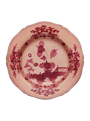 Piatto segnaposto Vermiglio Oriente Italiano
