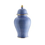 Covered Potiche vase Pervinca Oriente Italiano, 38 cm