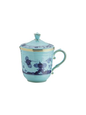 Iris Oriente Italiano mug with lid