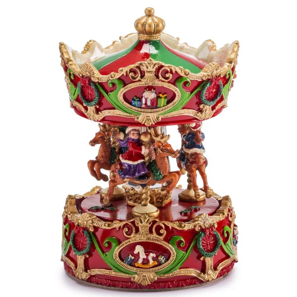 Christmas Carousel Music Box
