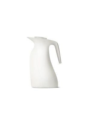 White thermal Beak carafe