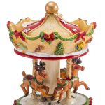 Reindeer Carousel Music Box