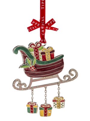 Decorazione Natalizia Slitta Con Doni
