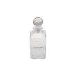 Crystal Bottle with Diamonds and Leaves