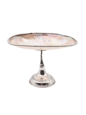 Small Conchiglia Madre Perla, Base in Argento 925