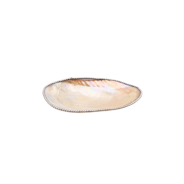 Conchiglia Madre Perla Dettagli in Argento 925