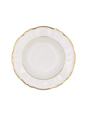 Piatto Fondo Ornato doppio filo Oro