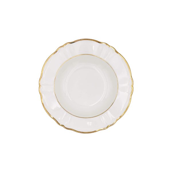 Piatto Fondo Ornato doppio filo Oro