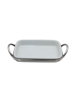 Pirofila rettangolare SilverPlated