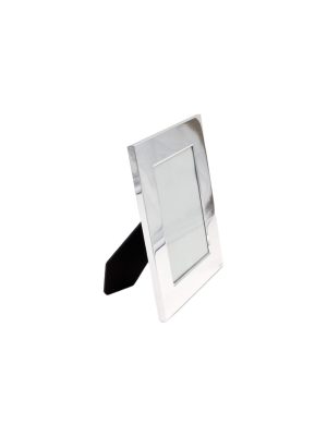 Small Smooth Rectangular Silver Frame