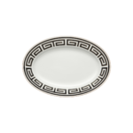 Oval Tray Labirinto Ginori1735 Black