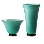 Anni Trenta Opalino Verde Menta Venini Alto