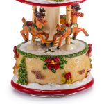 Reindeer Carousel Music Box