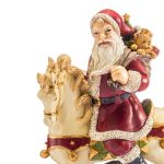 Santa Claus on Horseback Music Box