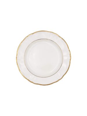 Piatto Frutta Ornato doppio filo Oro