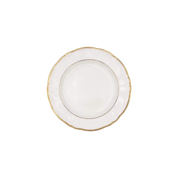 Piatto Frutta Ornato doppio filo Oro