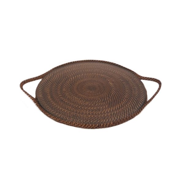 Rattan and Pyrex Crystal Cheese Holder