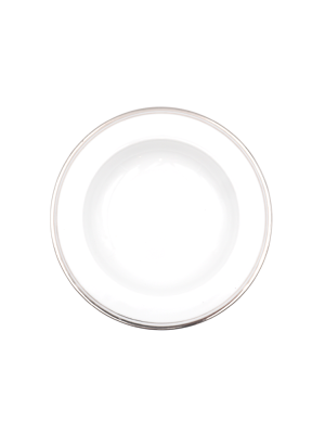 Piatto Fondo Doppio Filo Platino