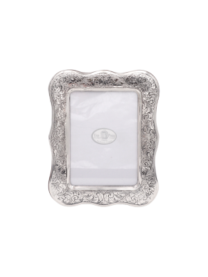 Cornice in Silver Plated Onde