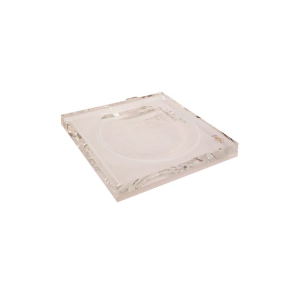 Square Crystal Ashtray
