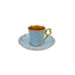 Coffee cup Baroque Celeste