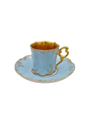 Coffee cup Baroque Celeste