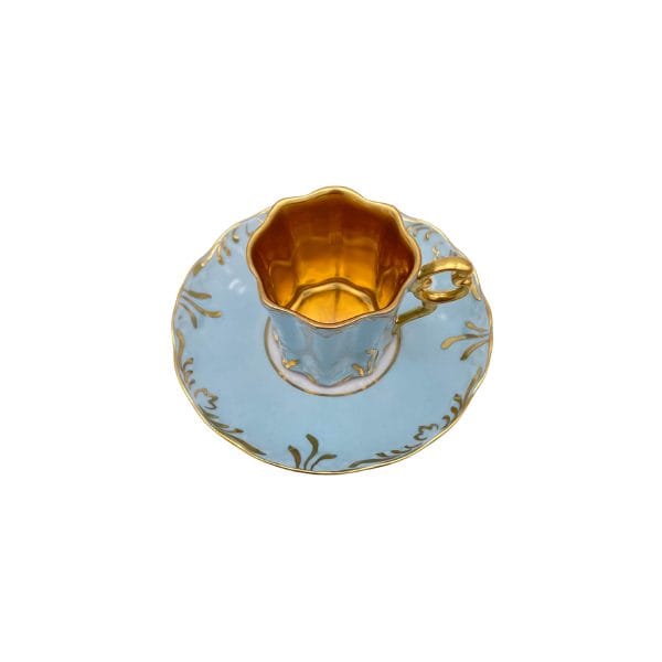 Coffee cup Baroque Celeste