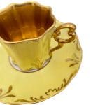 Yellow Baroque Coffee Cup