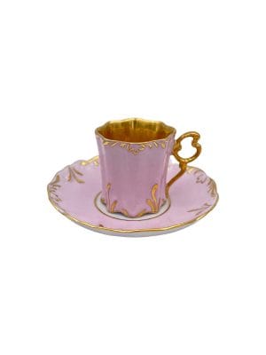 Baroque Pink coffee cup