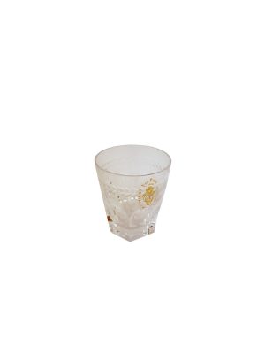 Bicchiere Liquore In Cristallo Inciso A Mano