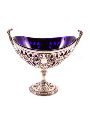 1800 Cup in Gold, Silver and Blue Crystal